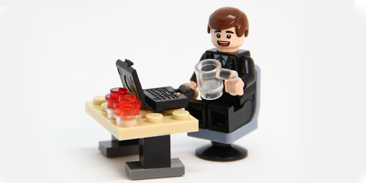 Lego Man helps himself | Rathbones